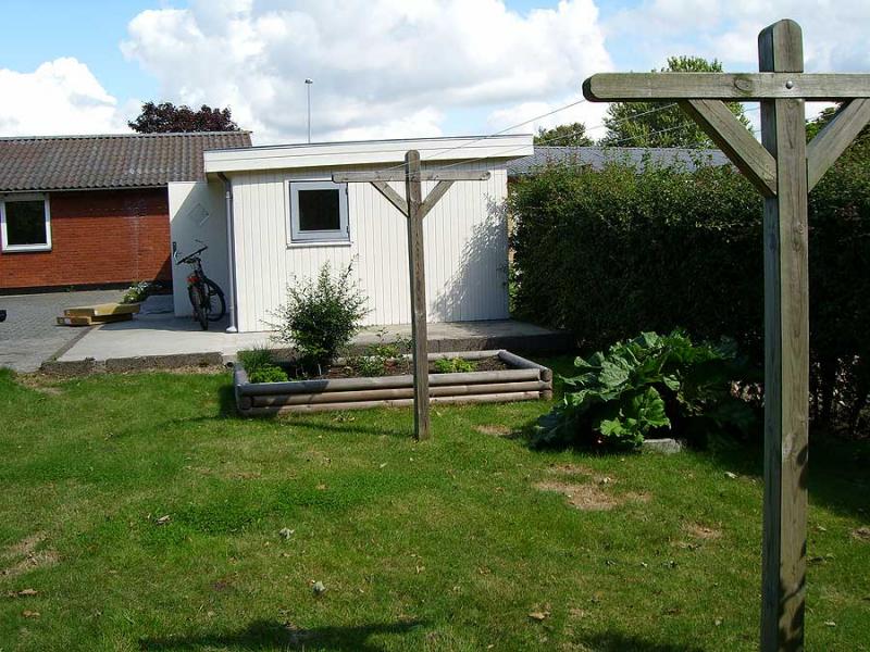 Tørrestativ i baghaven