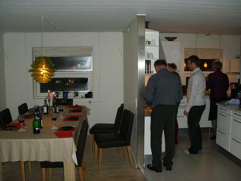 Trængsel før julemiddagen