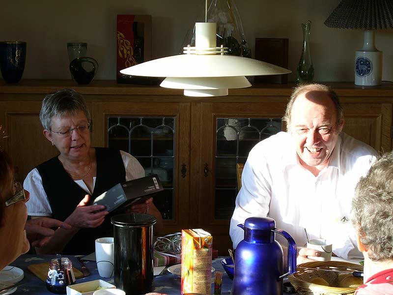 Morgenbordet på bryllupsdagen